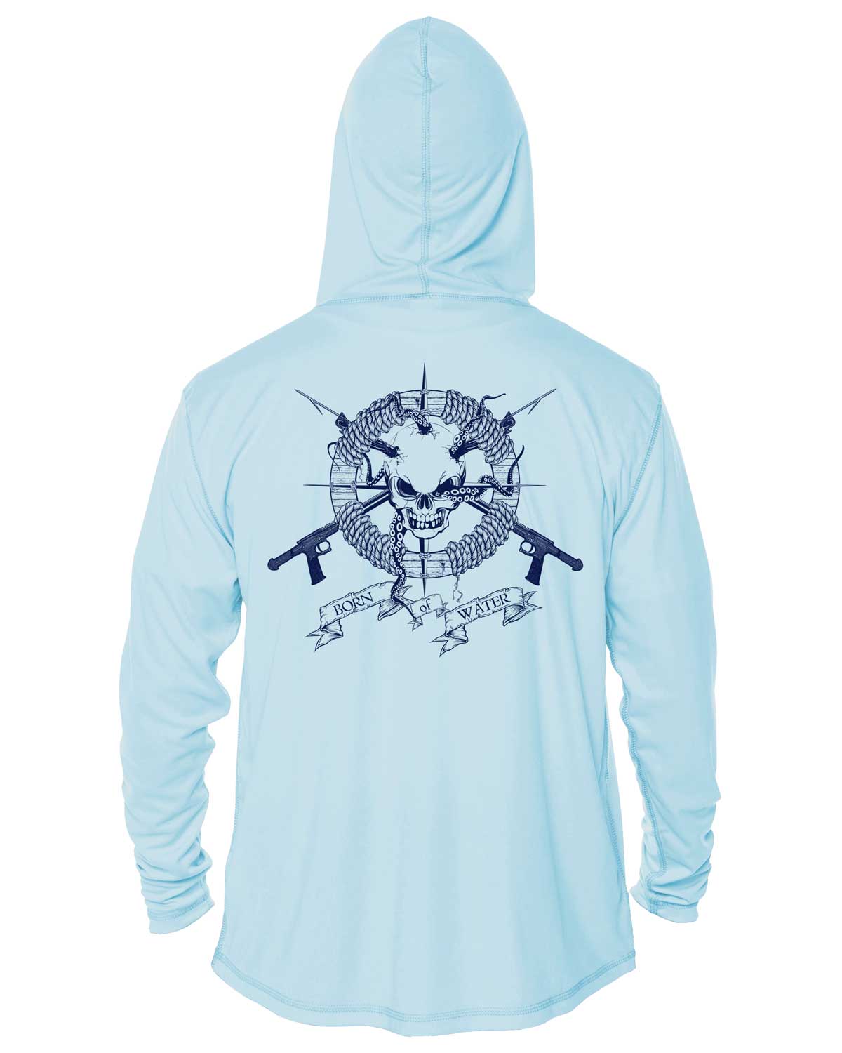 Skull and Spearguns UV/UPF 50+ Long Sleeve Long Sleeve Hoodie