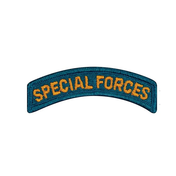 Special Forces - Dress Tab Yellow on Teal Blue