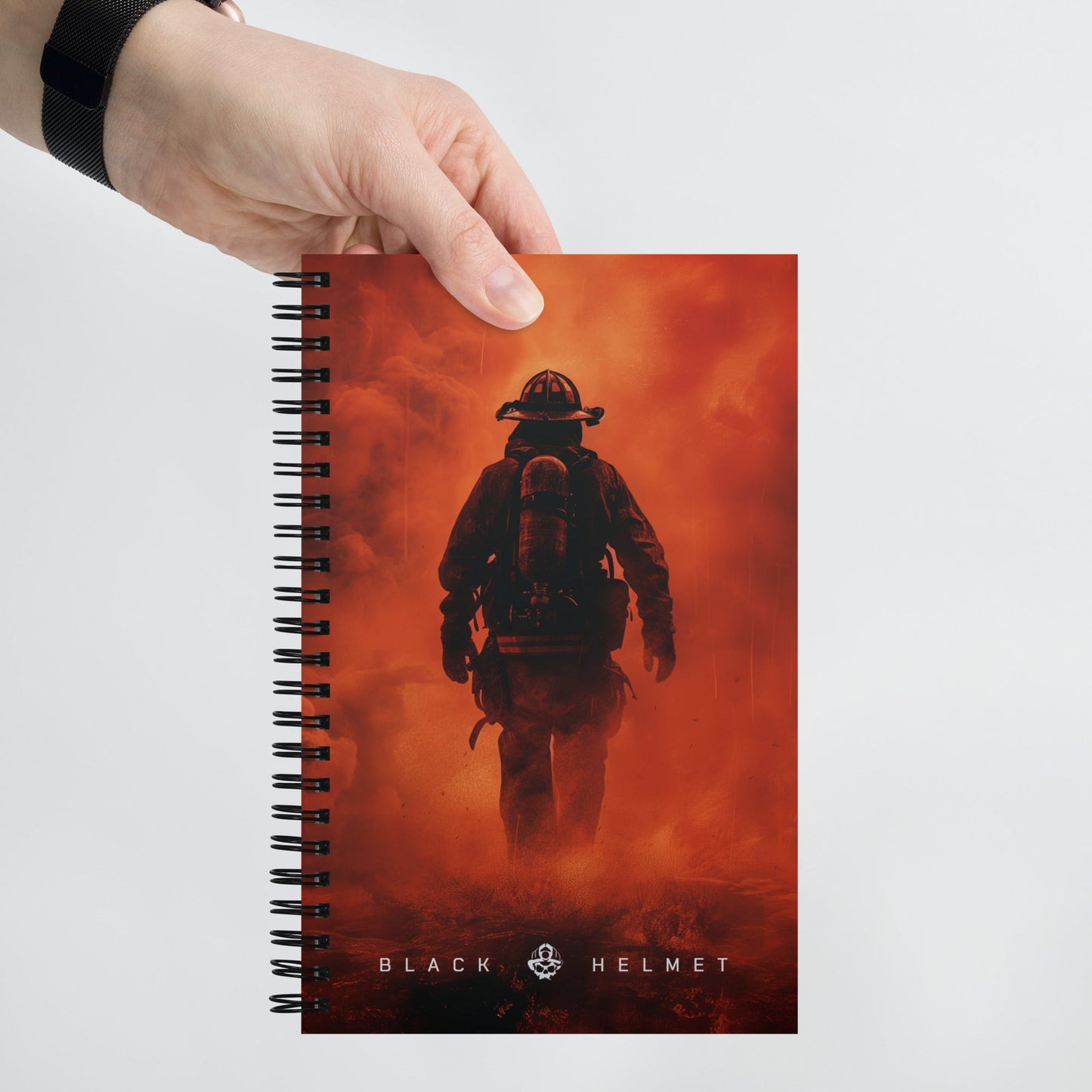 Into the Heat Firefighter Notebook – 140 Dotted Pages