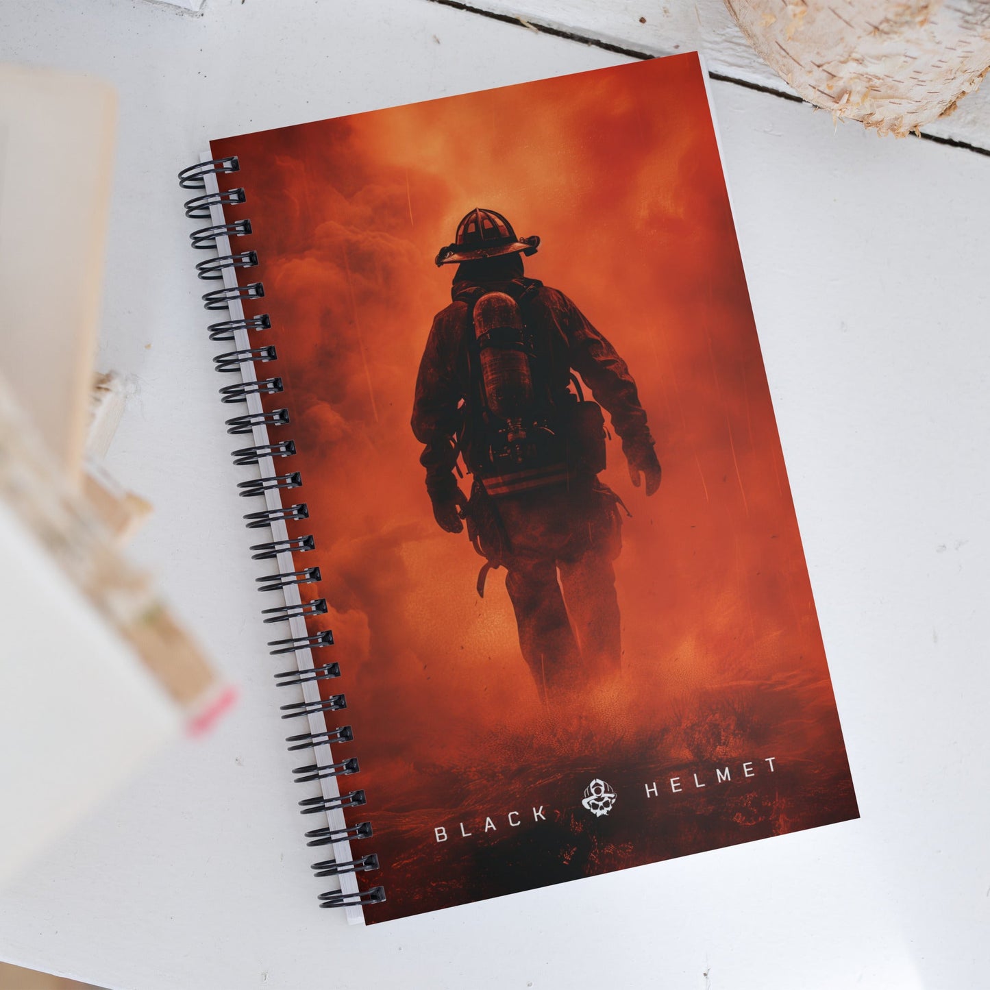 Into the Heat Firefighter Notebook – 140 Dotted Pages