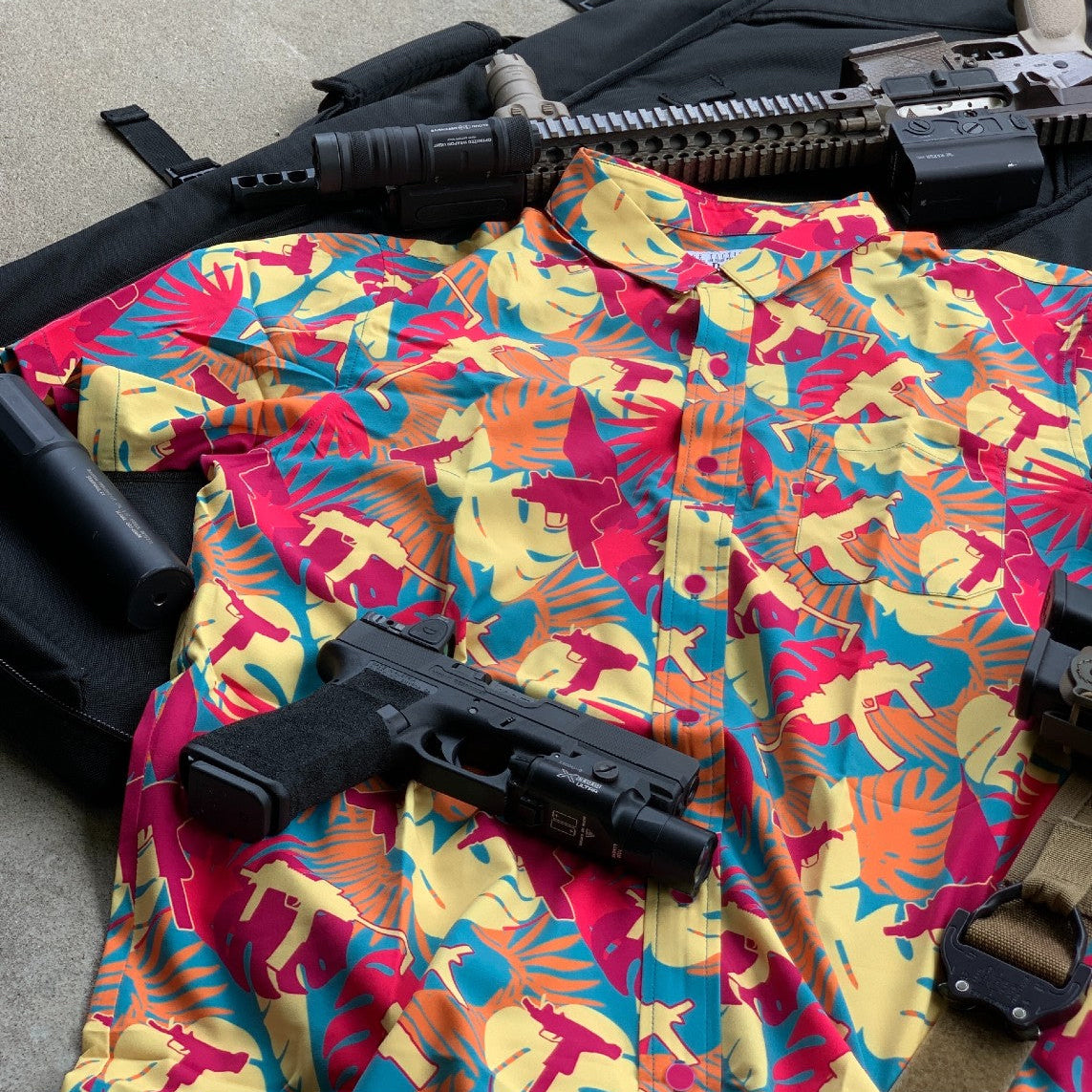 Spray & Pray Button-up