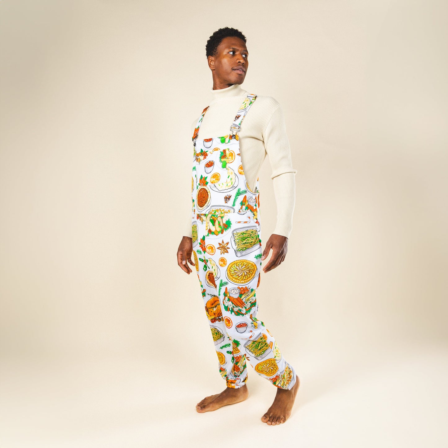 The Spread | White Thanksgiving Pajamaralls®