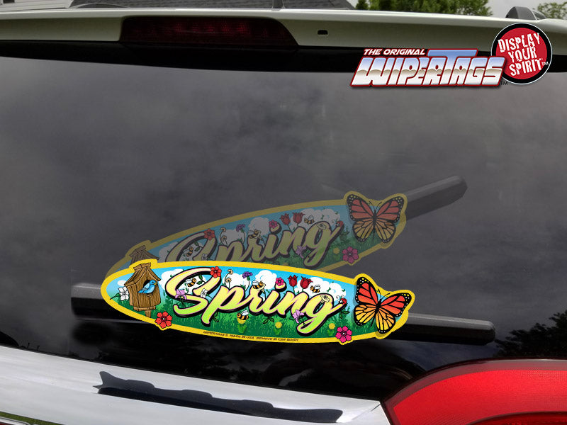 Spring Time Seasonal WiperTags