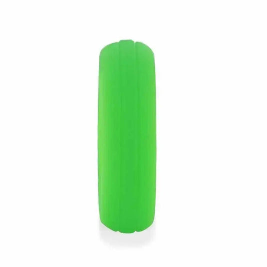 CLOVER Dual Groove Silicone Ring for Men and Women Green Comfort Fit Hypoallergenic Thorsten - 8mm