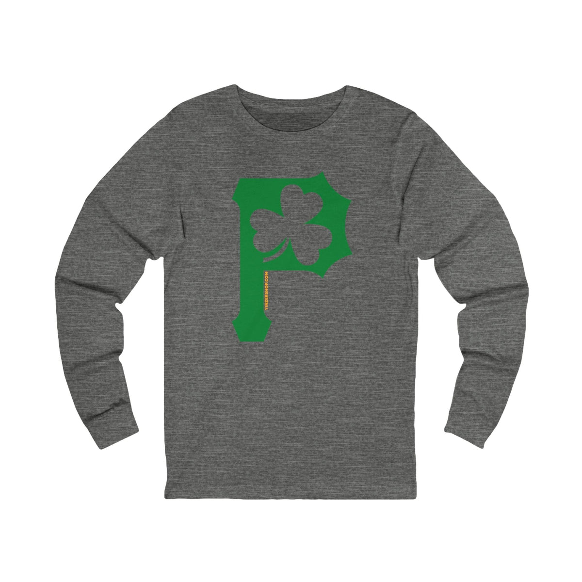 St. Patty's Day Clover - P for Pittsburgh Series - Long Sleeve Tee
