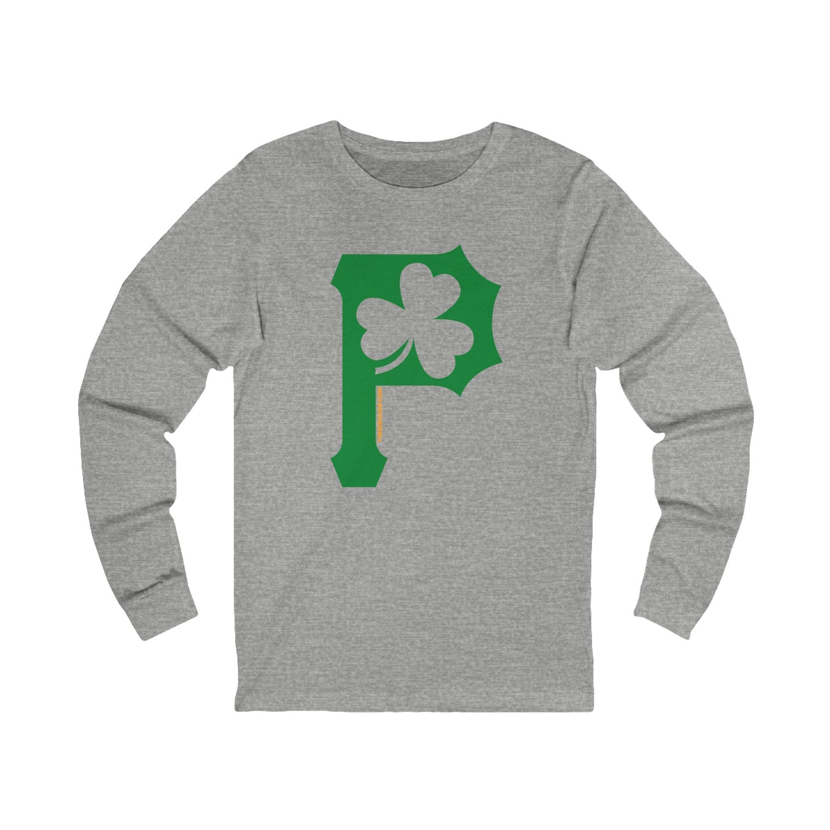 St. Patty's Day Clover - P for Pittsburgh Series - Long Sleeve Tee