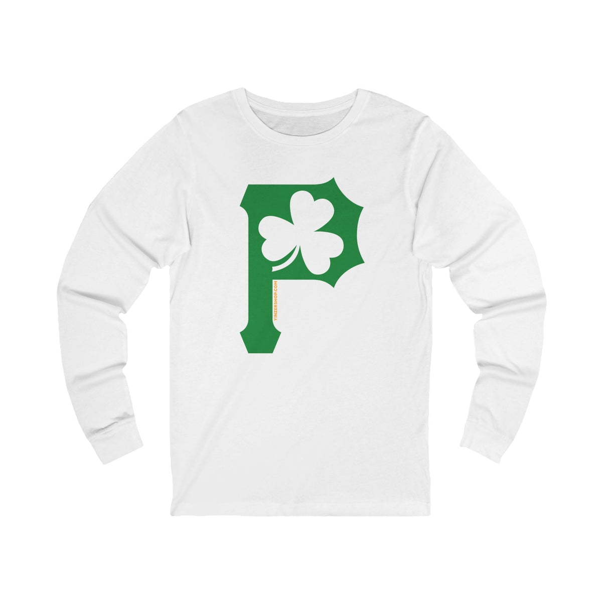 St. Patty's Day Clover - P for Pittsburgh Series - Long Sleeve Tee