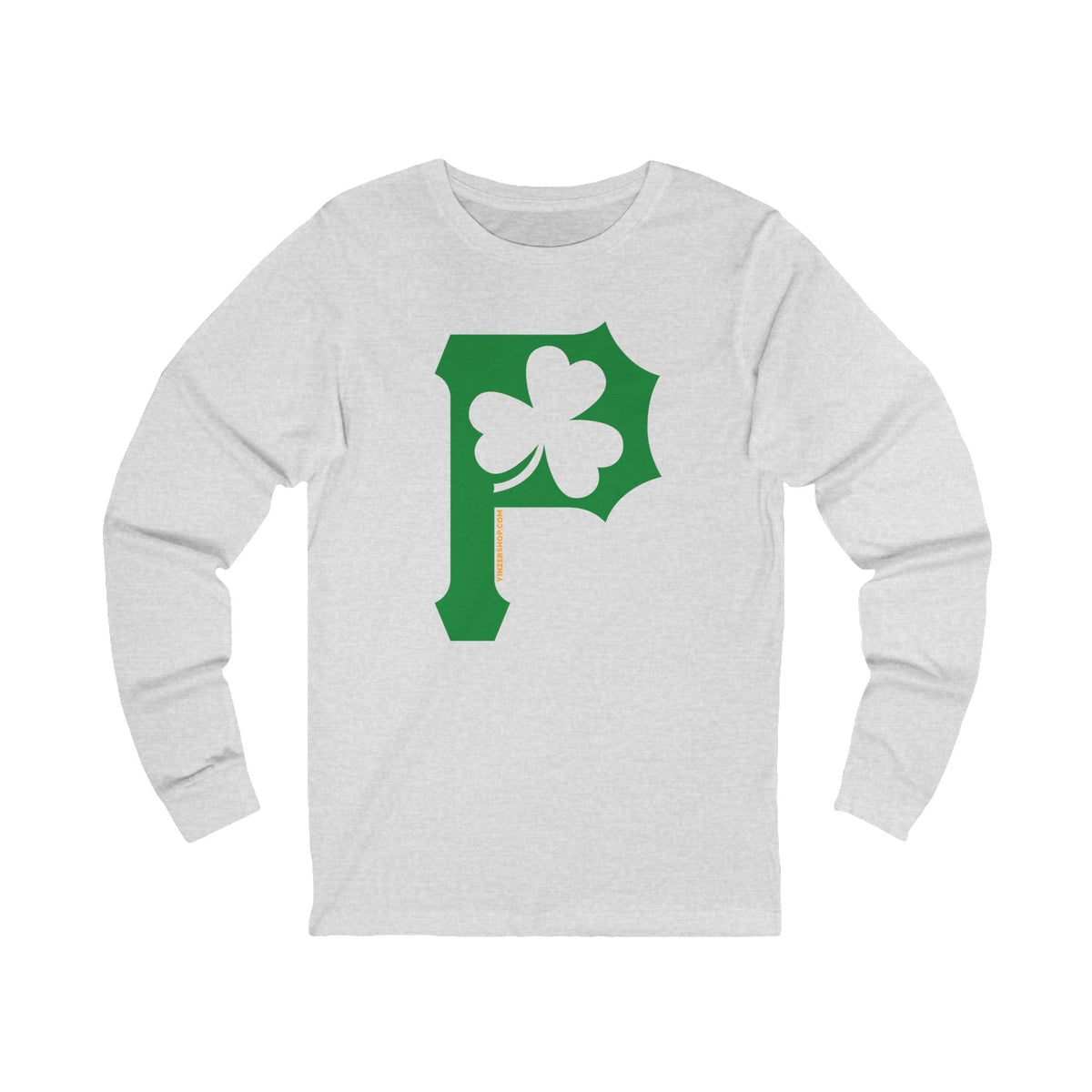 St. Patty's Day Clover - P for Pittsburgh Series - Long Sleeve Tee