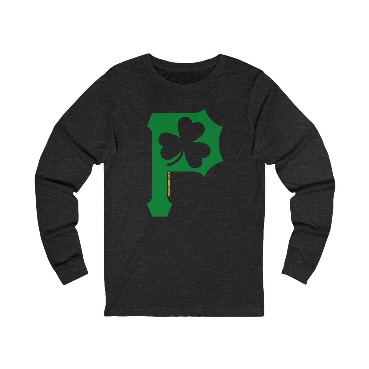 St. Patty's Day Clover - P for Pittsburgh Series - Long Sleeve Tee