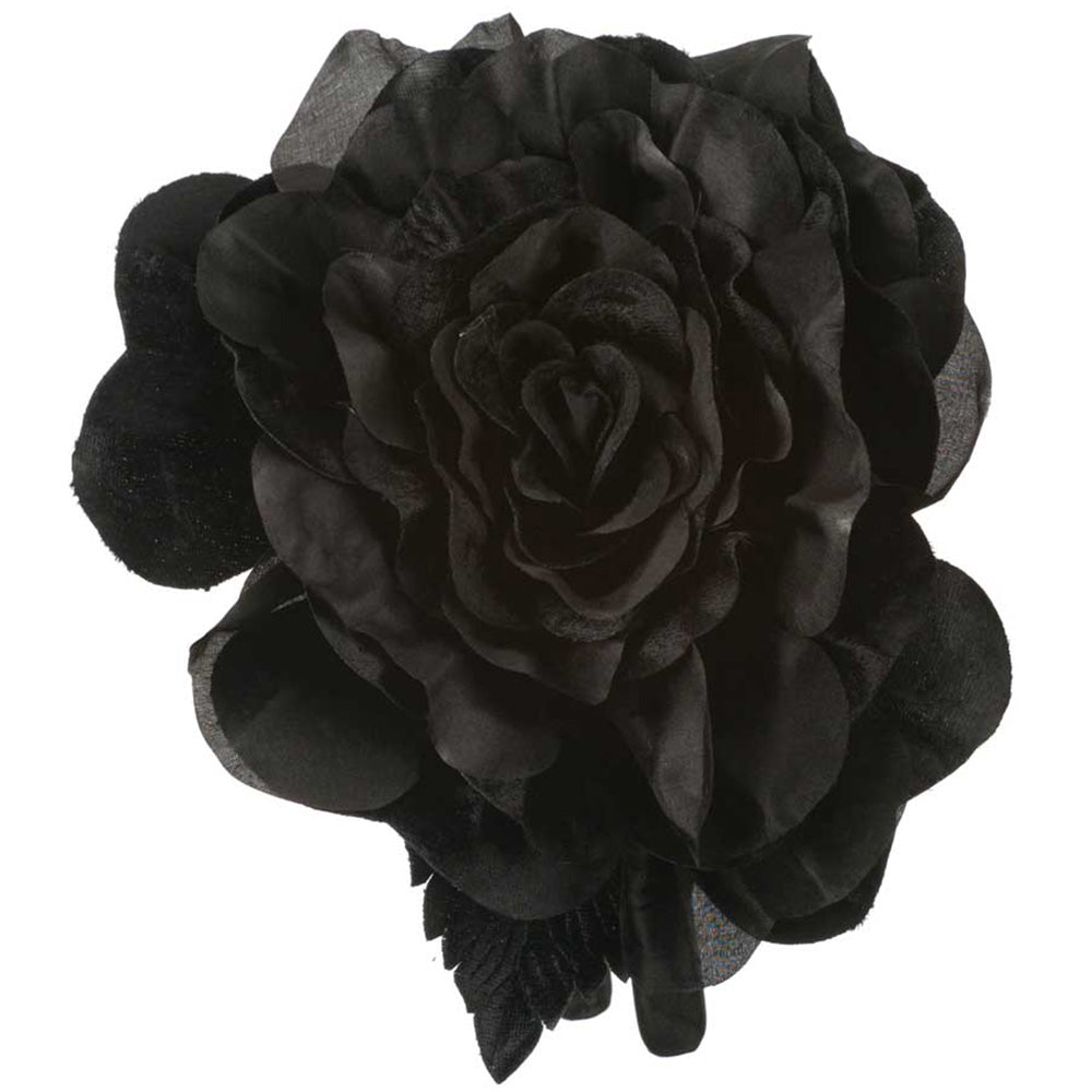 6 Inch Flower Satin Covered Headband