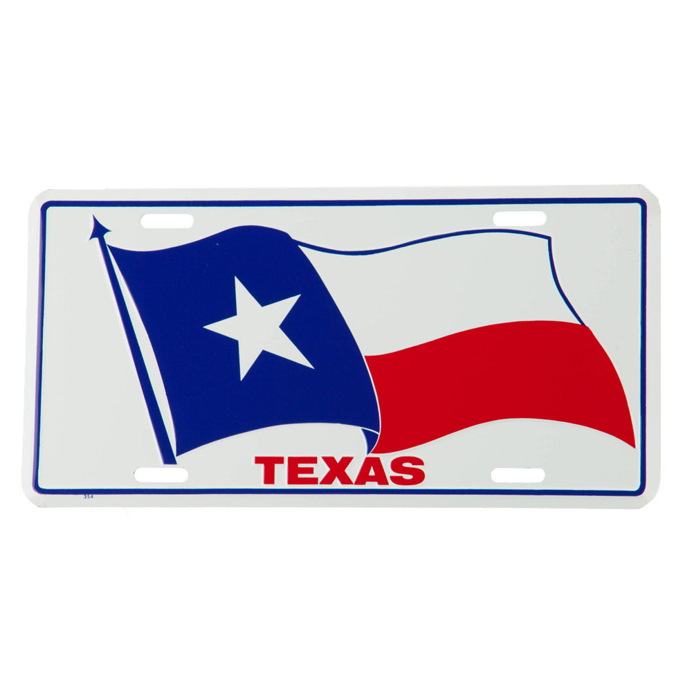 State Flag 3D License Plate