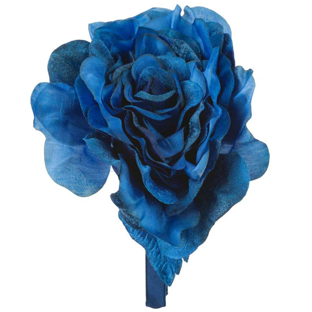 6 Inch Flower Satin Covered Headband