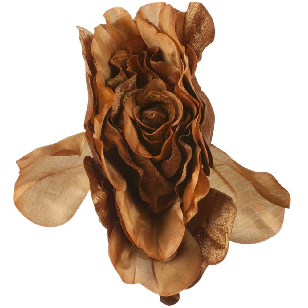 6 Inch Flower Satin Covered Headband