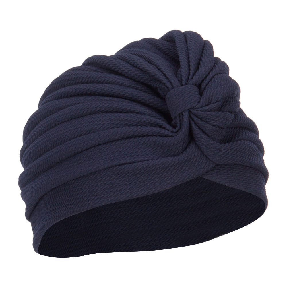 Women's Solid Turban Hat