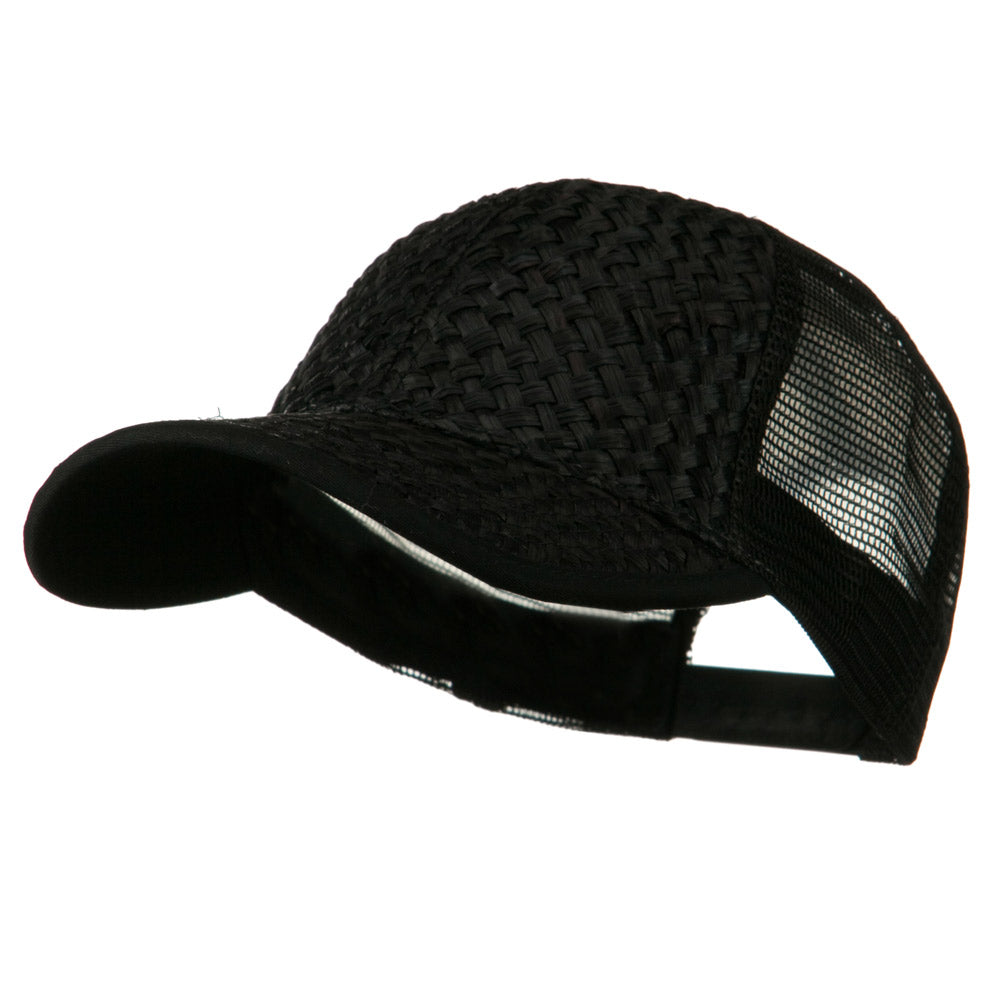 Straw Trucker Cap