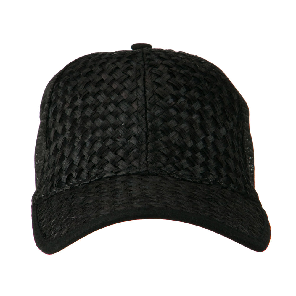 Straw Trucker Cap