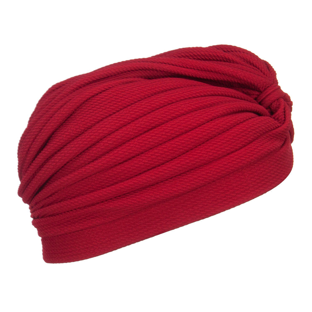Women's Solid Turban Hat