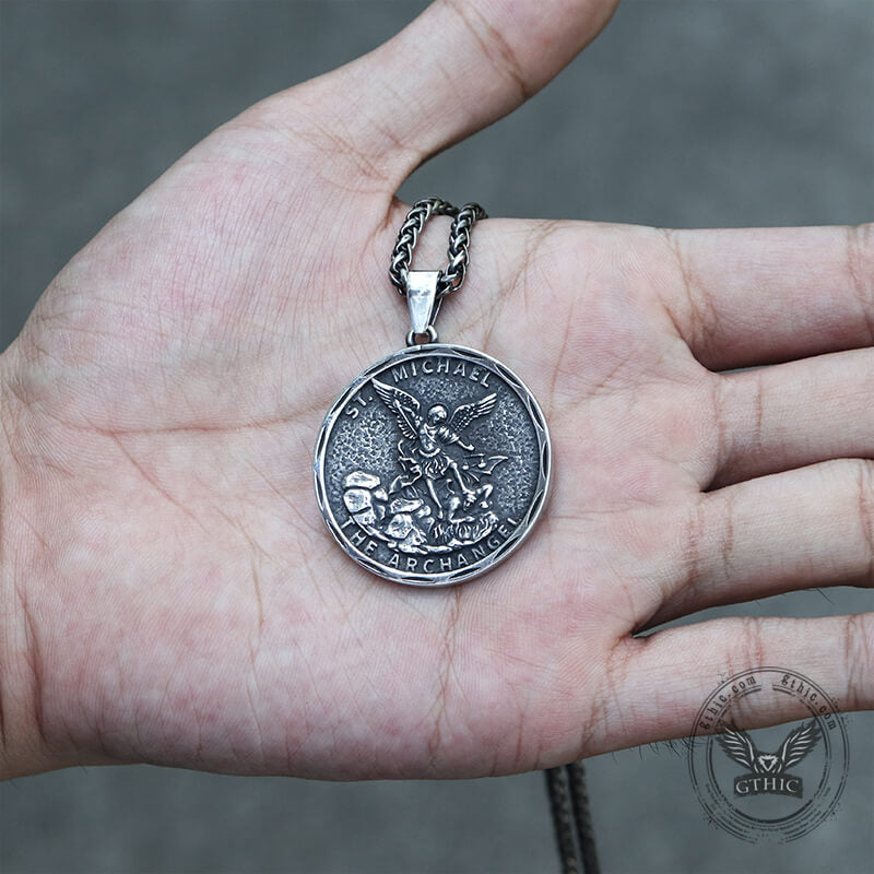 St. Michael Archangel Stainless Steel Pendant