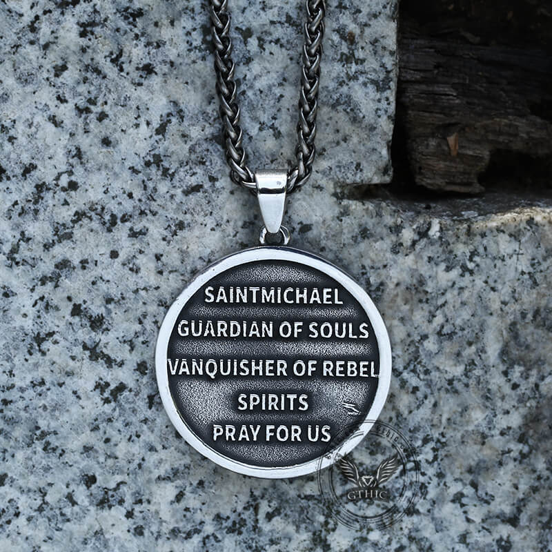 St. Michael Archangel Stainless Steel Pendant