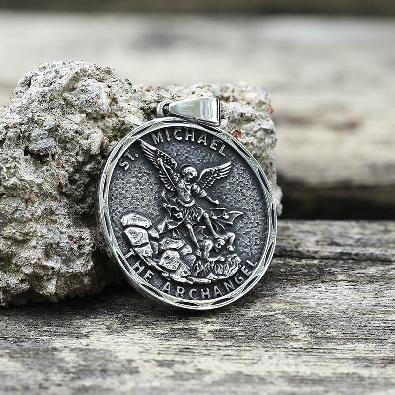 St. Michael Archangel Stainless Steel Pendant