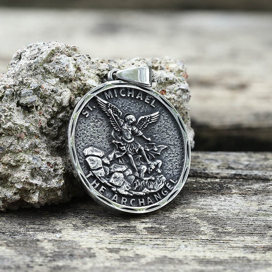 St. Michael Archangel Stainless Steel Pendant