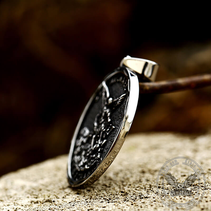 St. Michael Archangel Stainless Steel Pendant