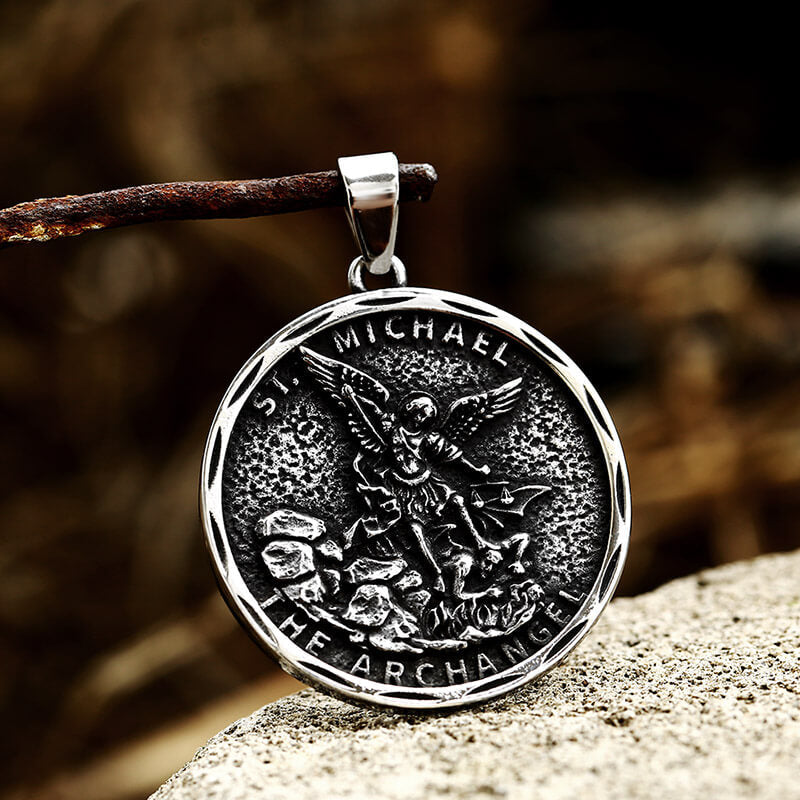 St. Michael Archangel Stainless Steel Pendant