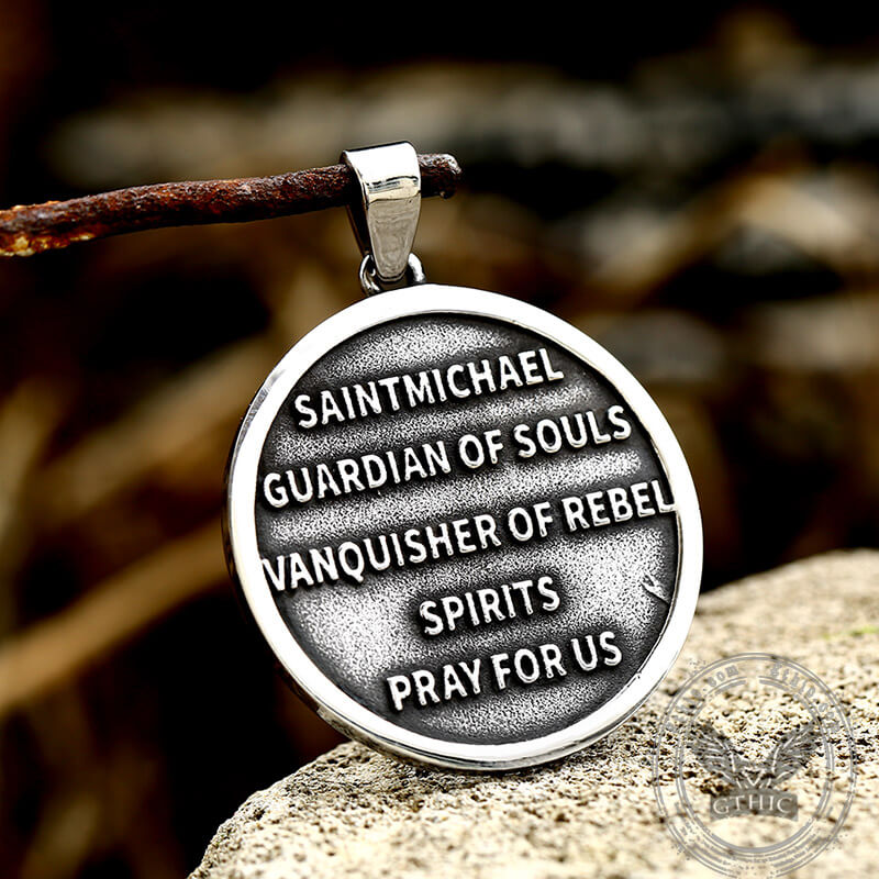 St. Michael Archangel Stainless Steel Pendant