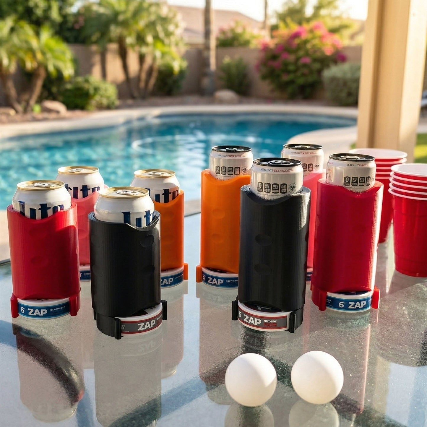 ADG42 The Stacker Can Cooler and Pouch Tin Holder