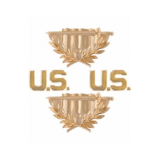 Staff Specialist Branch Insignia Set with U.S. Letters