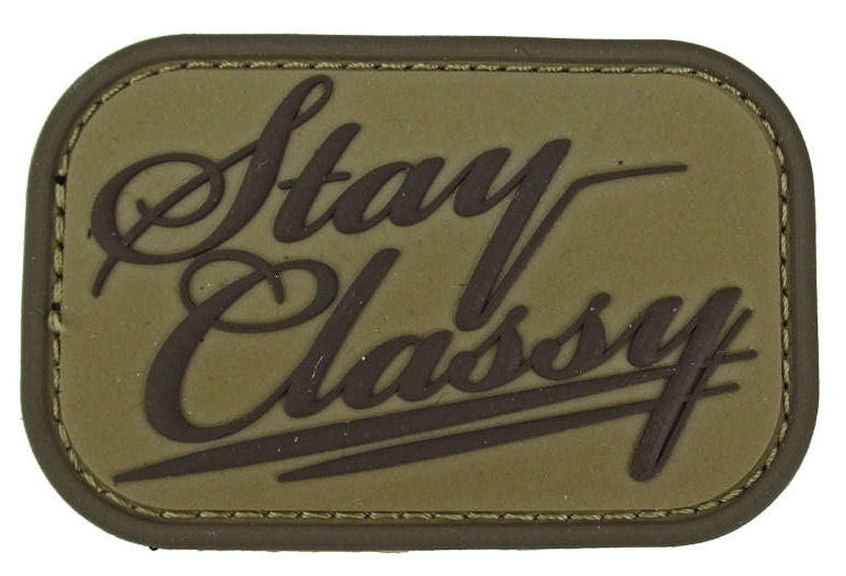CLEARANCE - Stay Classy Morale Patch PVC - Mil-Spec Monkey