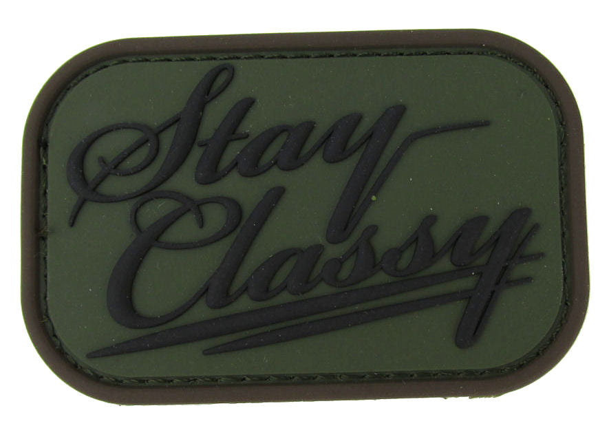 CLEARANCE - Stay Classy Morale Patch PVC - Mil-Spec Monkey