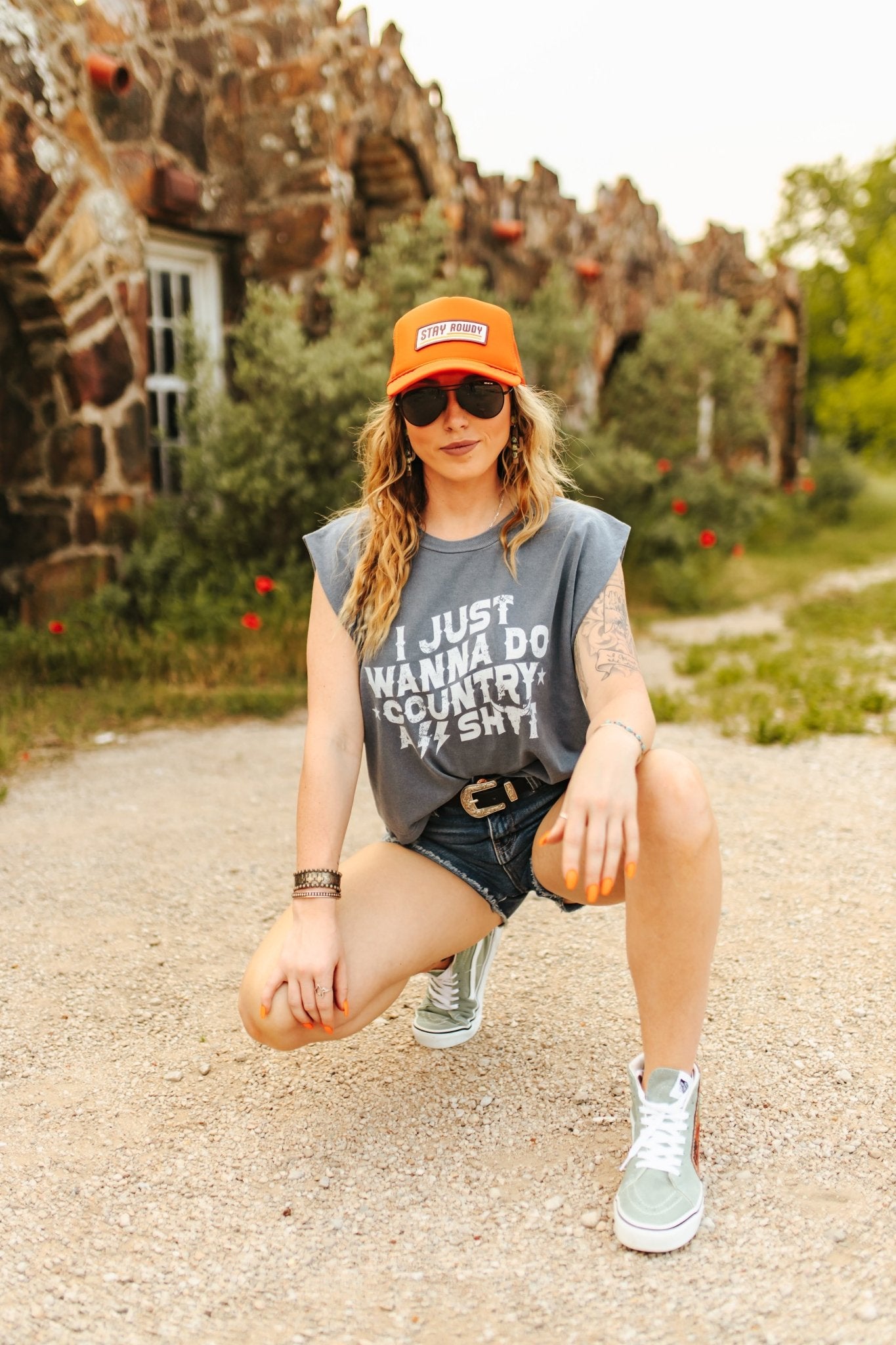 Stay Rowdy Trucker Hat