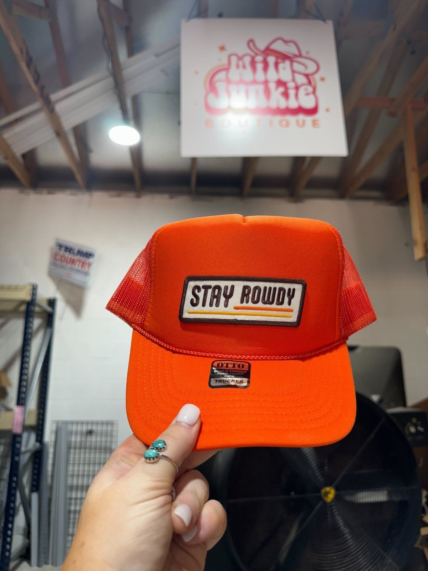 Stay Rowdy Trucker Hat