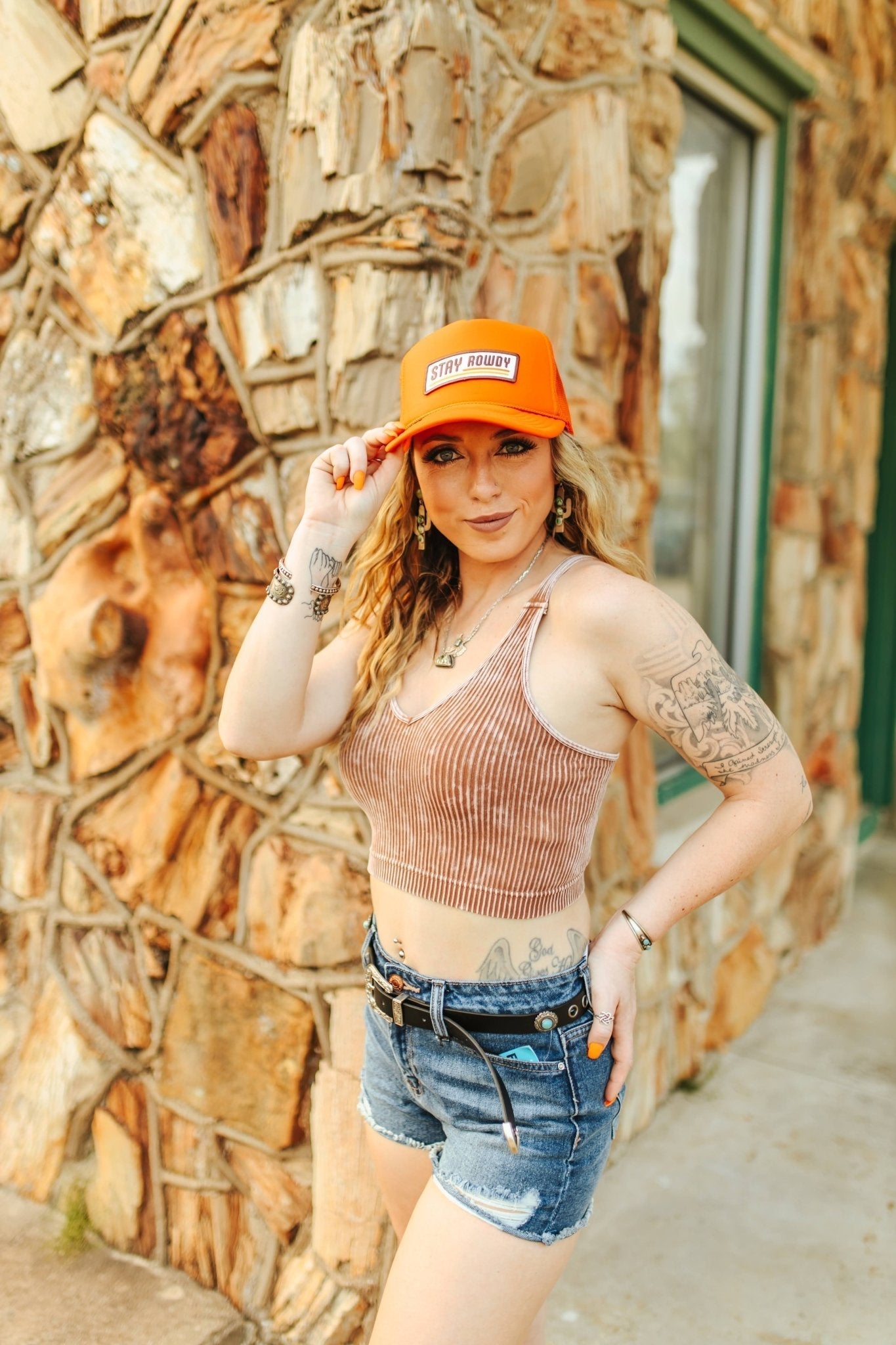 Stay Rowdy Trucker Hat