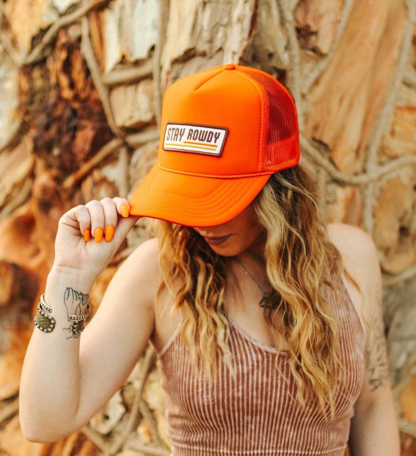 Stay Rowdy Trucker Hat