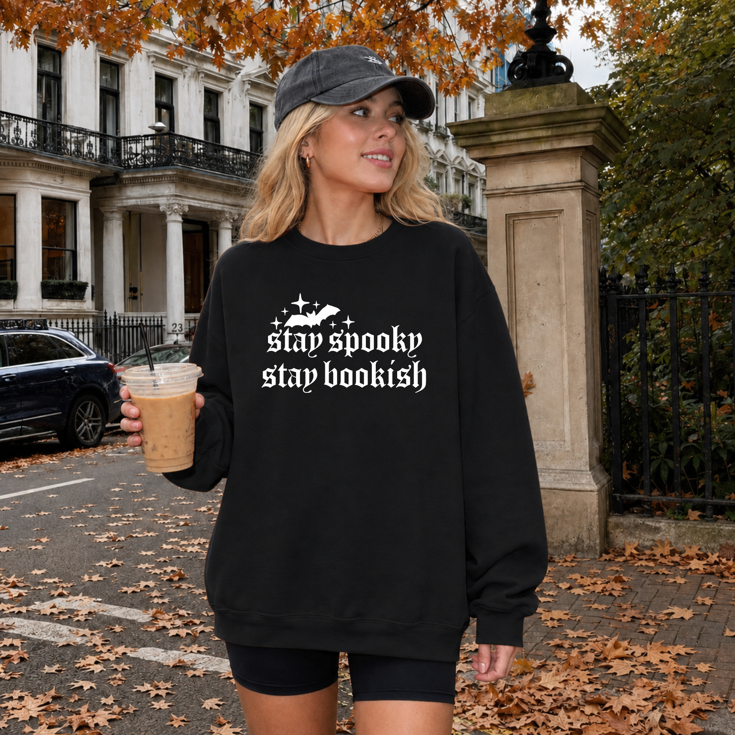 Stay Spooky, Stay Bookish Crewneck Sweatshirt