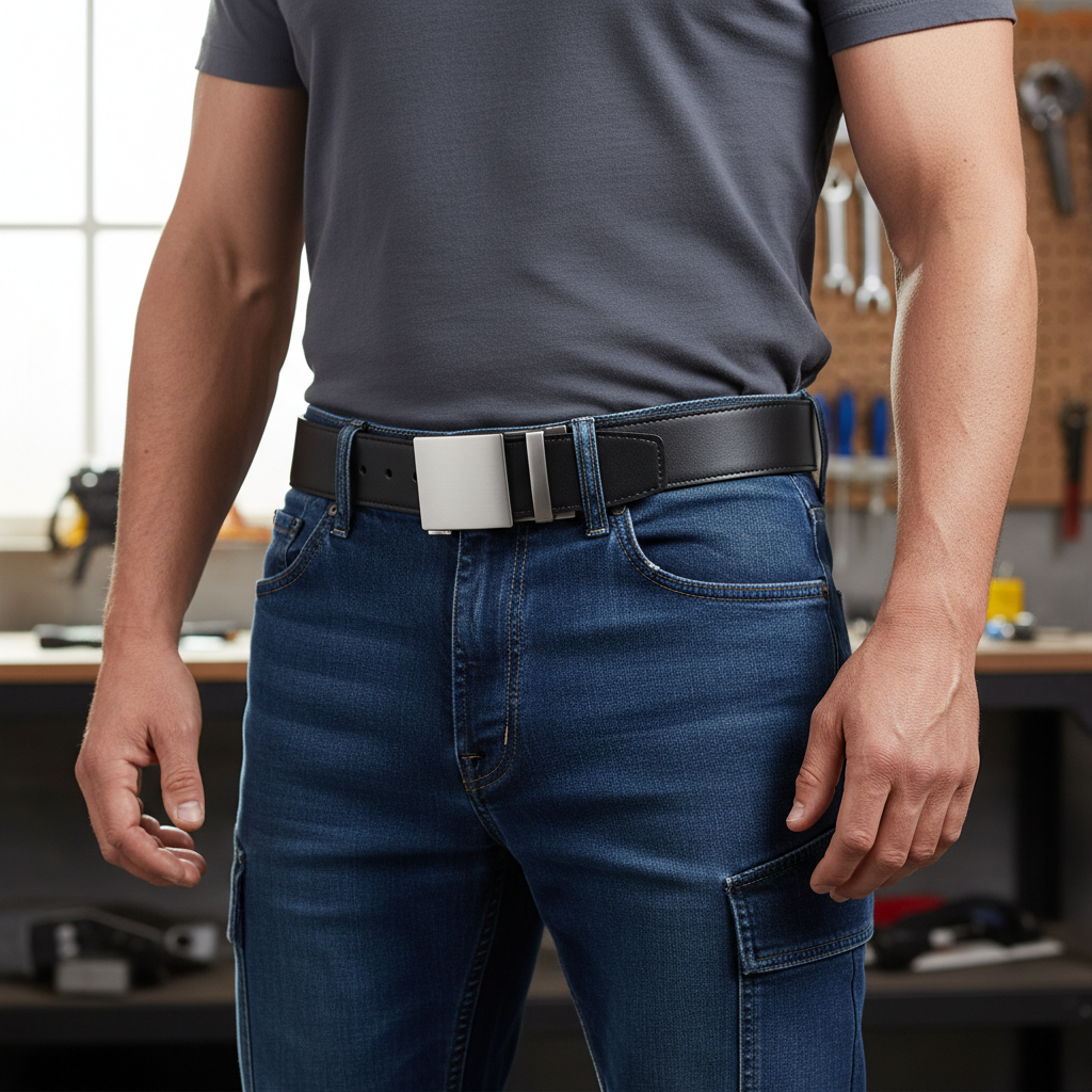 Stealth Leather EDC Belt for Everyday Carry