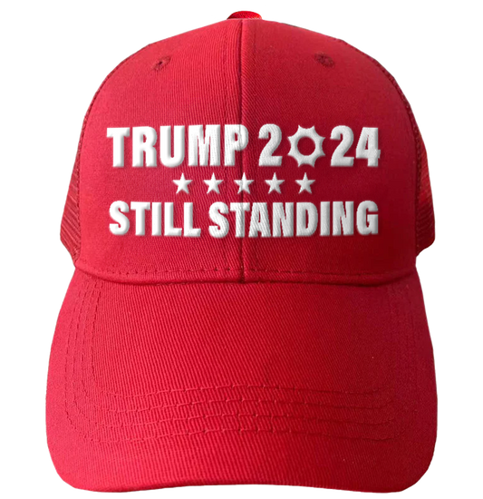 Trump 2024 Bullet Hole Hat - 2740