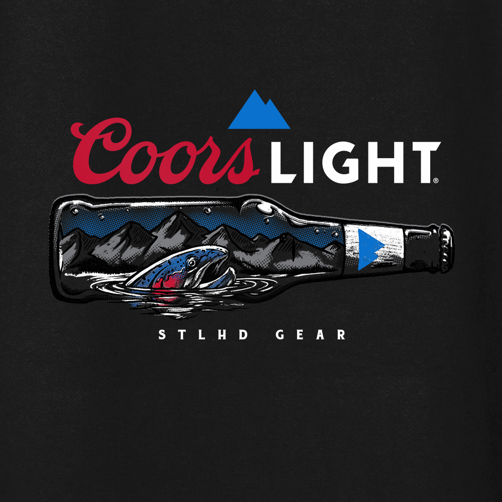 STLHD Men’s X Coors Light Bottlescape Premium Hoodie