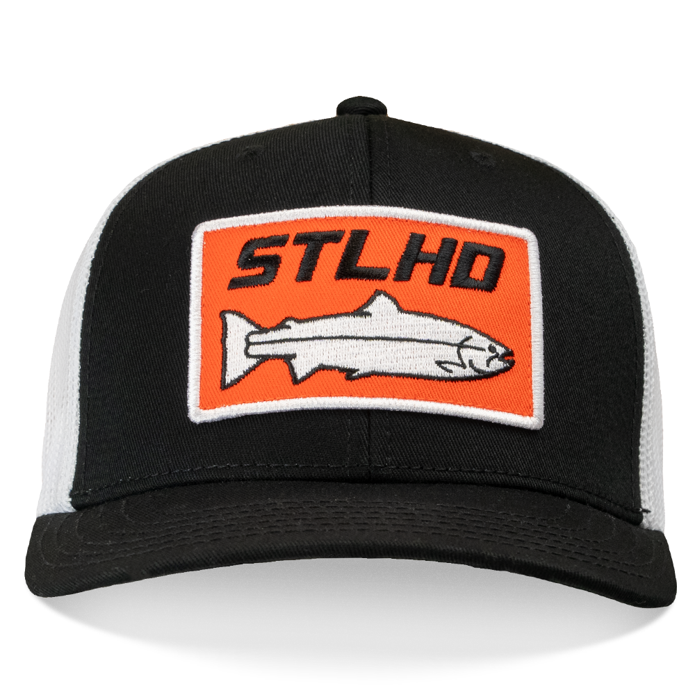 STLHD Standard Black/White Flex fit Hat