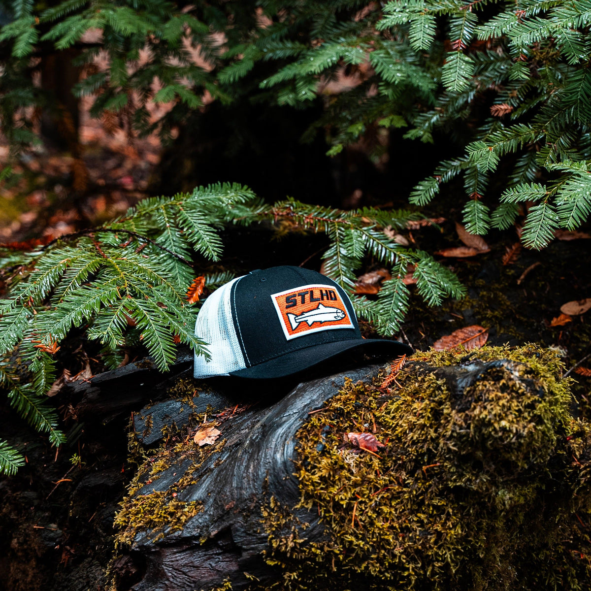 STLHD Standard White & Black Trucker Hat