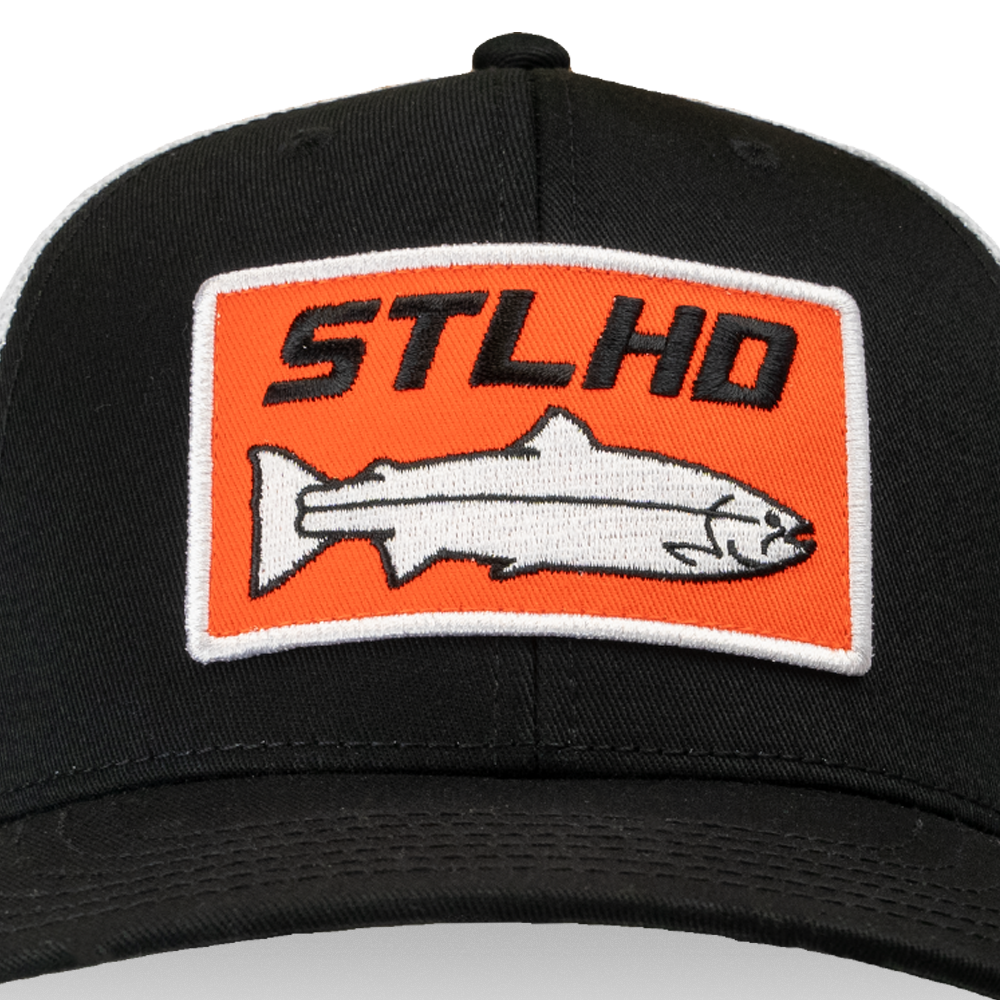 STLHD Standard Black/White Flex fit Hat