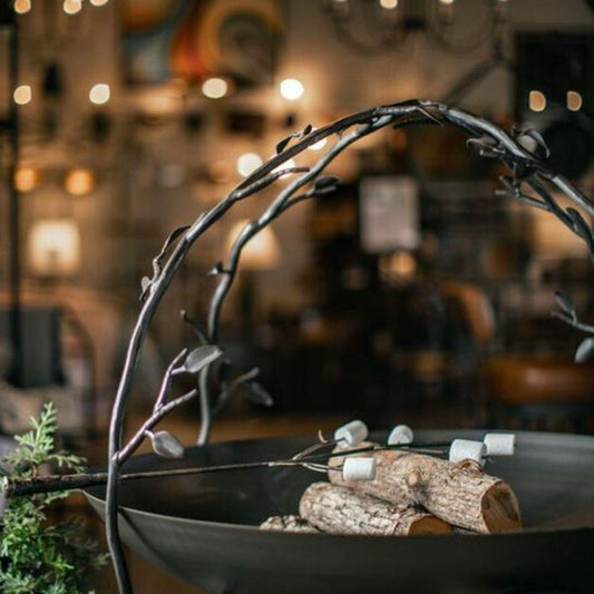 Stone County Ironworks Leaf 33-Inch Round Fire Pit (980-460)