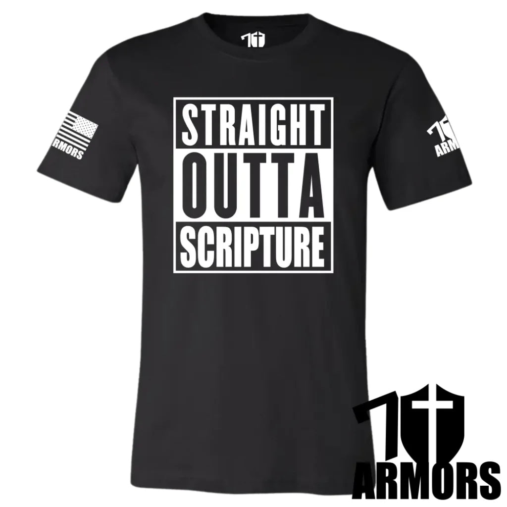 STRAIGHT OUTTA SCRIPTURE T-SHIRT