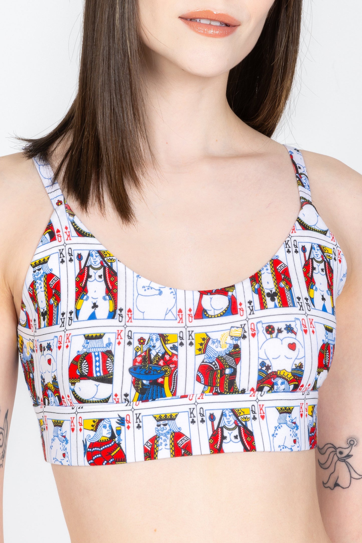 The Strip Poker | Playing Cards Boob Hammock™ Scoop Bralette