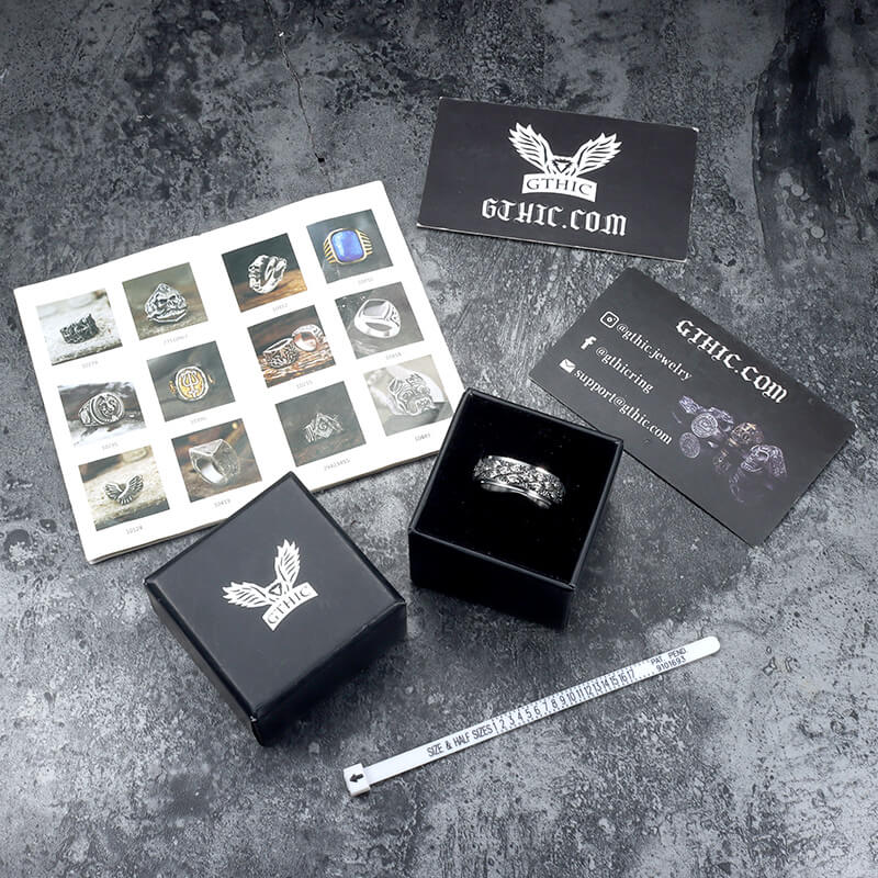 Stylish Evil Eye Stainless Steel Spinner Ring