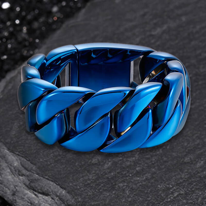 Stylish Heavy Chunky Link Chain Stainless Steel Bracelet