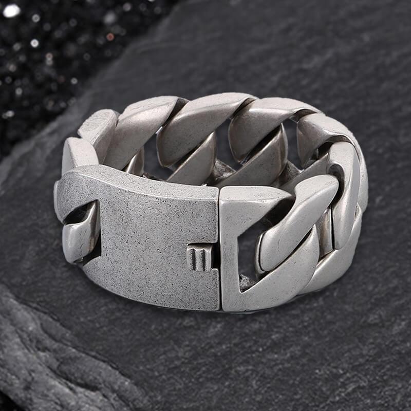 Stylish Heavy Chunky Link Chain Stainless Steel Bracelet