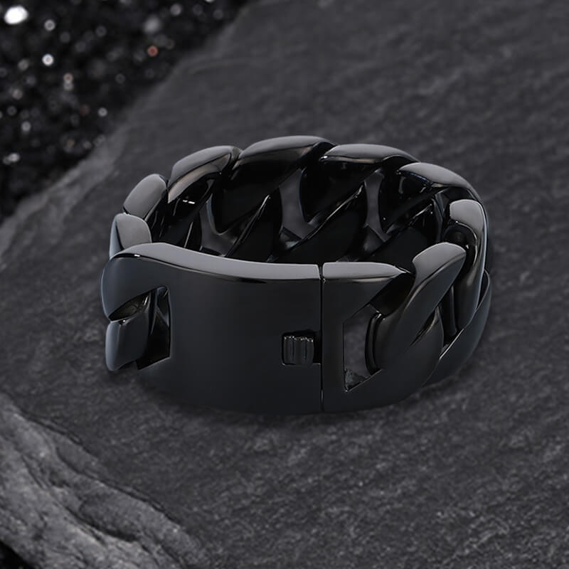 Stylish Heavy Chunky Link Chain Stainless Steel Bracelet